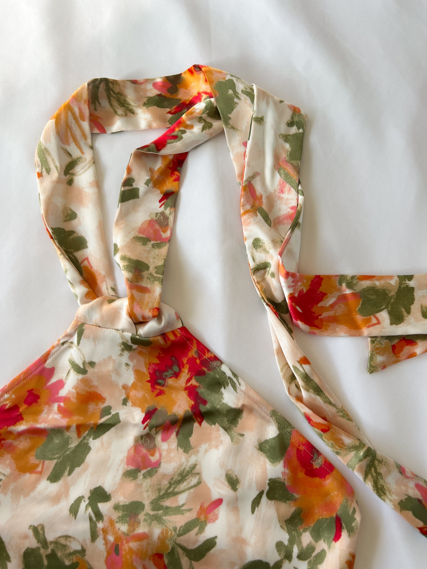 Flora Tie Top