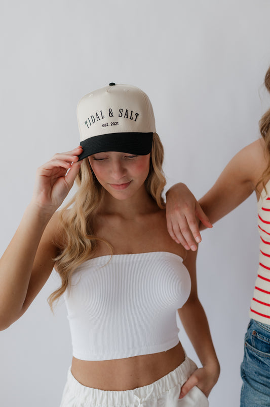 Custom Tidal and Salt Embroidered Trucker Hat