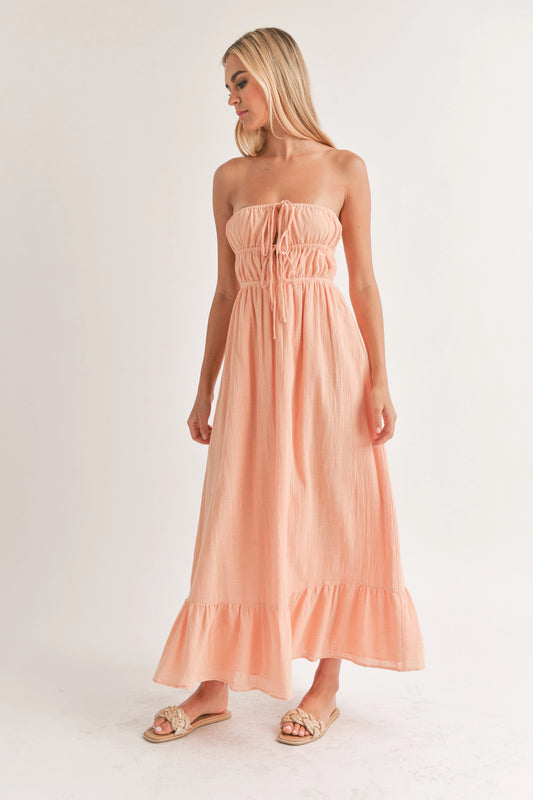 Maxi Dress - Peach