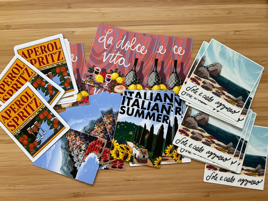 Italian Summer Stickers